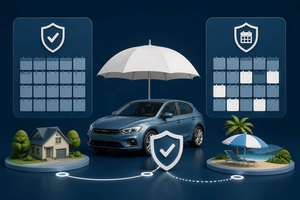 Seguros de Automóvil por Días: Guía Completa 2026 - Inxur - Tu guía en la jungla de los seguros