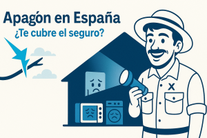 Apagón España y reclamar al seguro