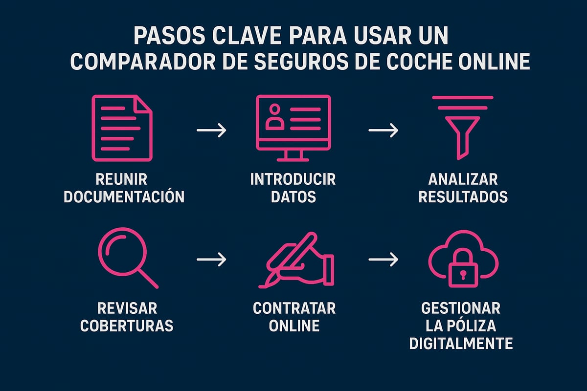 Guía paso a paso: Cómo usar un comparador de seguros de coche online