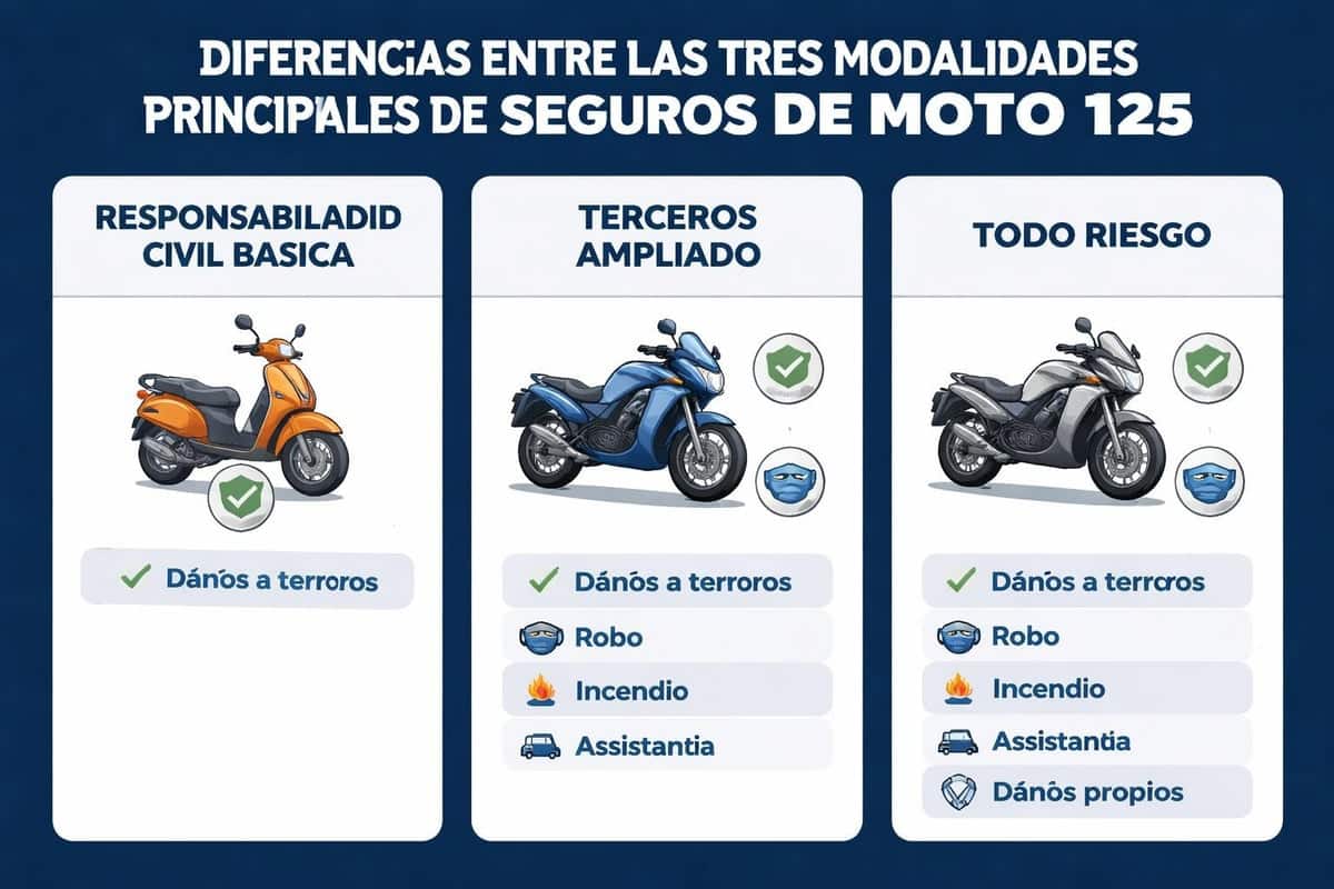 Comparativa coberturas seguros moto