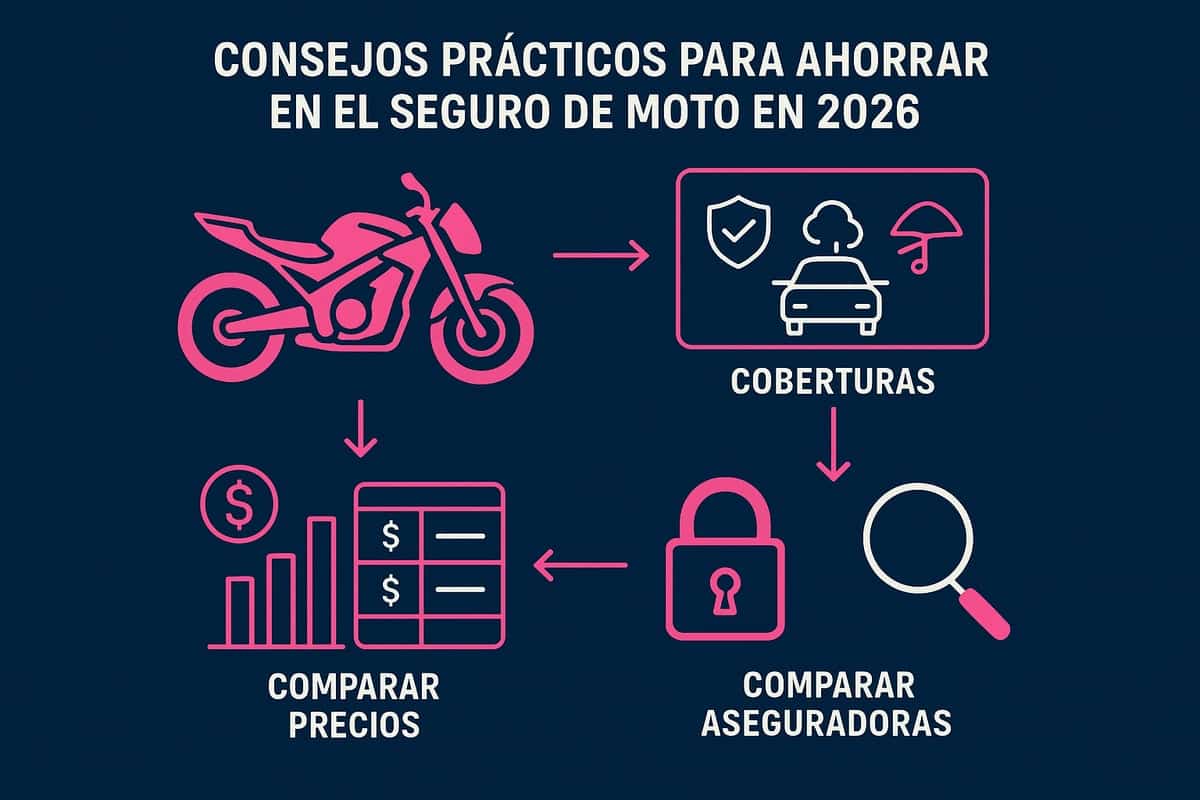 Consejos prácticos para ahorrar en tu seguro de moto