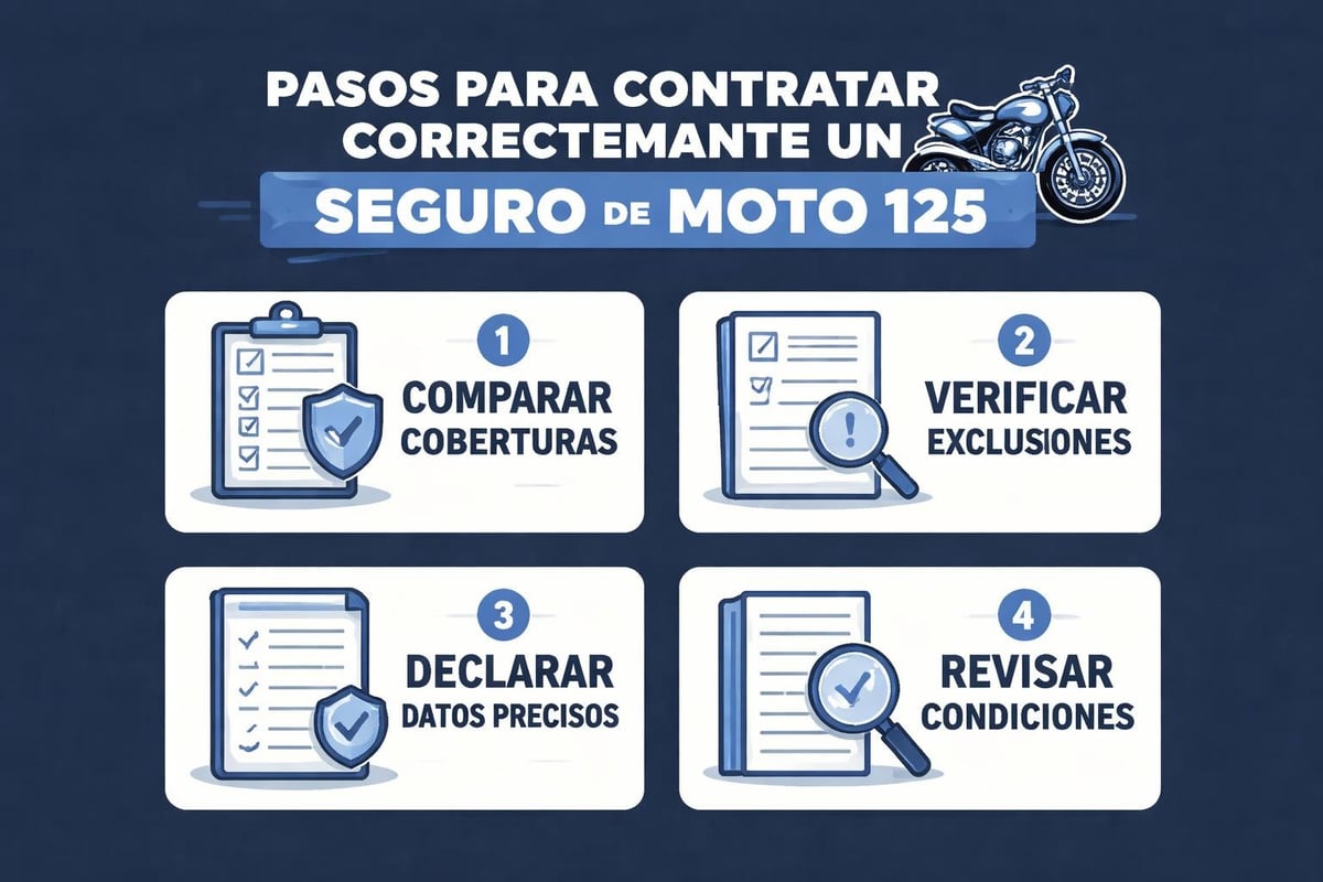 Proceso contratación seguro moto