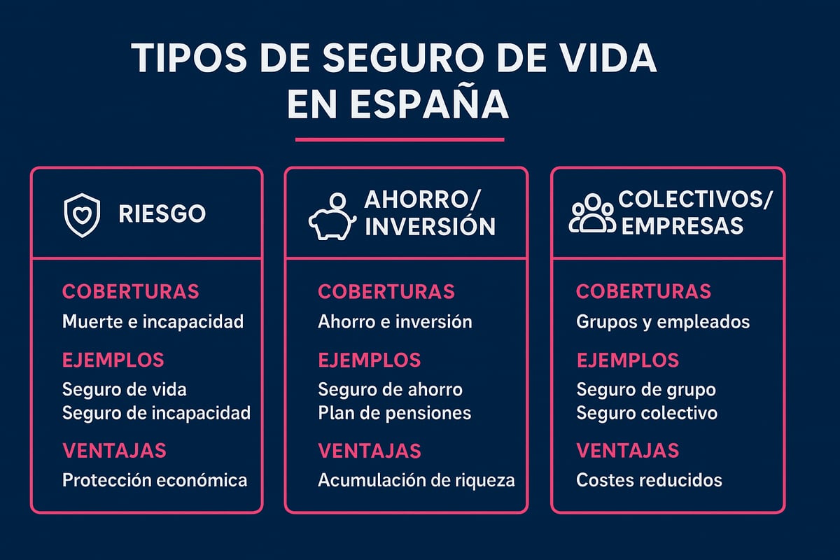 Tipos de seguro de vida: ¿Cuál elegir en 2026?