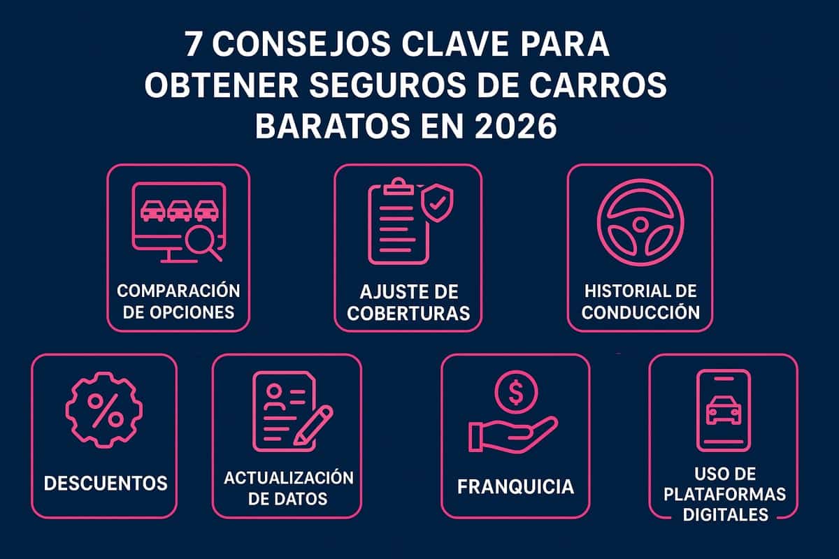 7 Poderosos Consejos para Conseguir Seguros de Carros Baratos en 2026