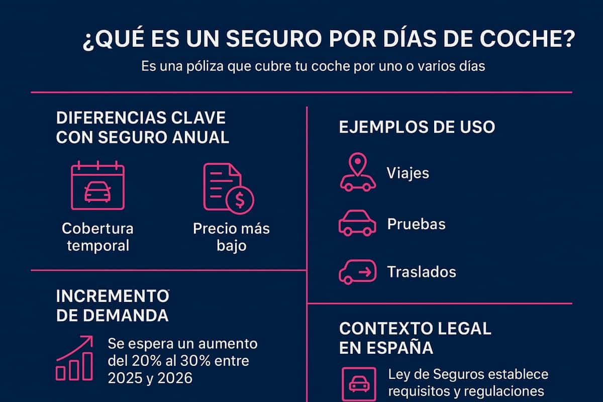 ¿Qué es un seguro por días de coche y para qué sirve?