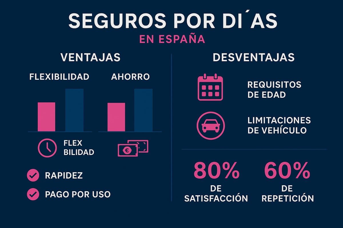 Ventajas y desventajas de los seguros por días de coche