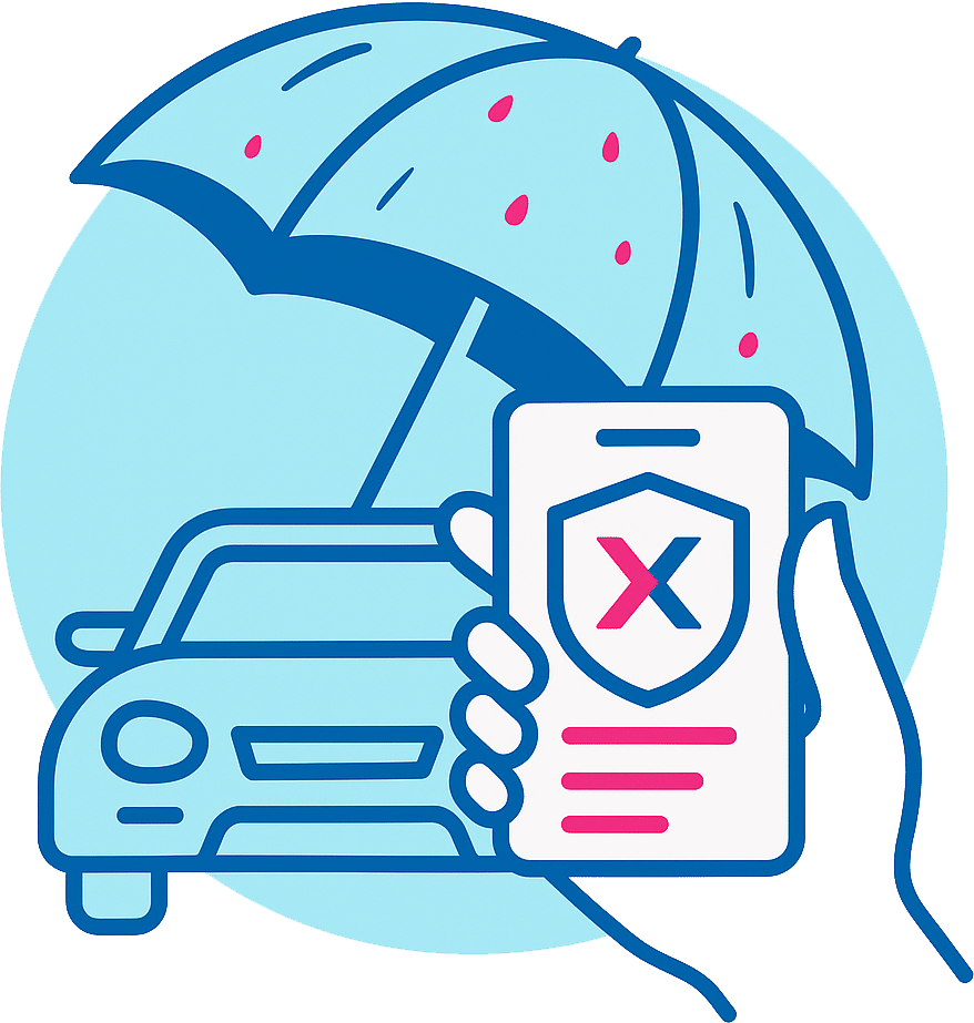 Seguro por dias para coches, motos o furgos con inxur.com